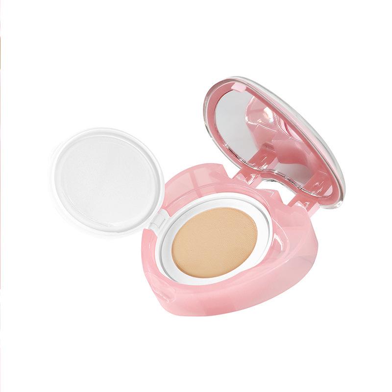 Heart Glow Cushion: Long-lasting, Moisturizing Foundation & Concealer - Clear, Translucent, No-Smudge Primer 10g