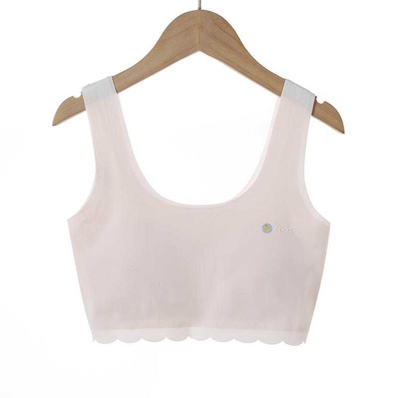 Ice Silk Youth Bra - Seamless Underwear for Junior & High School Girls