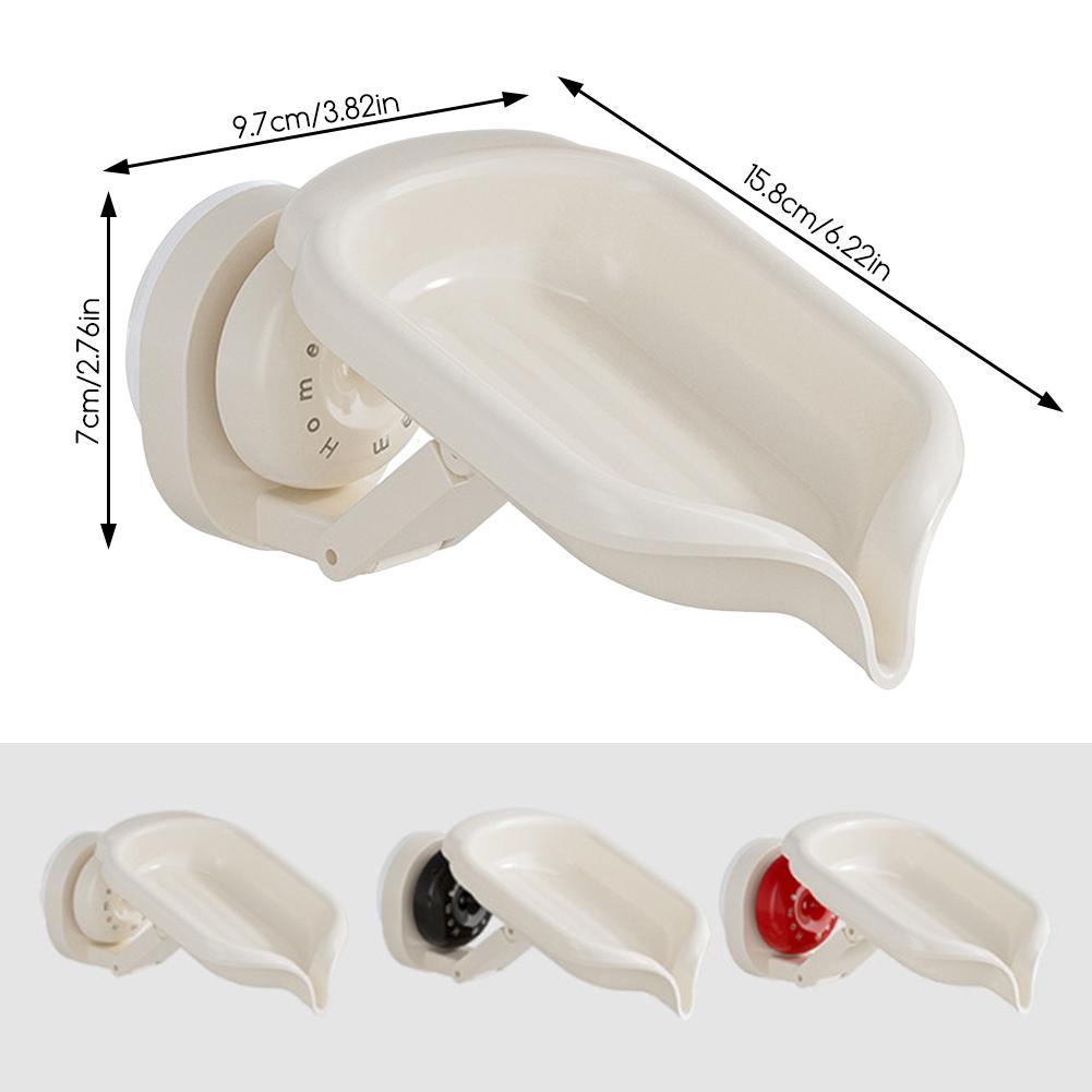 Bez wiercenia, montowany na ścianie pojemnik na mydło z odpływem do prysznica, bez uszkodzeń, montaż ścienny bez wiercenia w kilka sekund. Uporządkowany towarzysz kuchenny