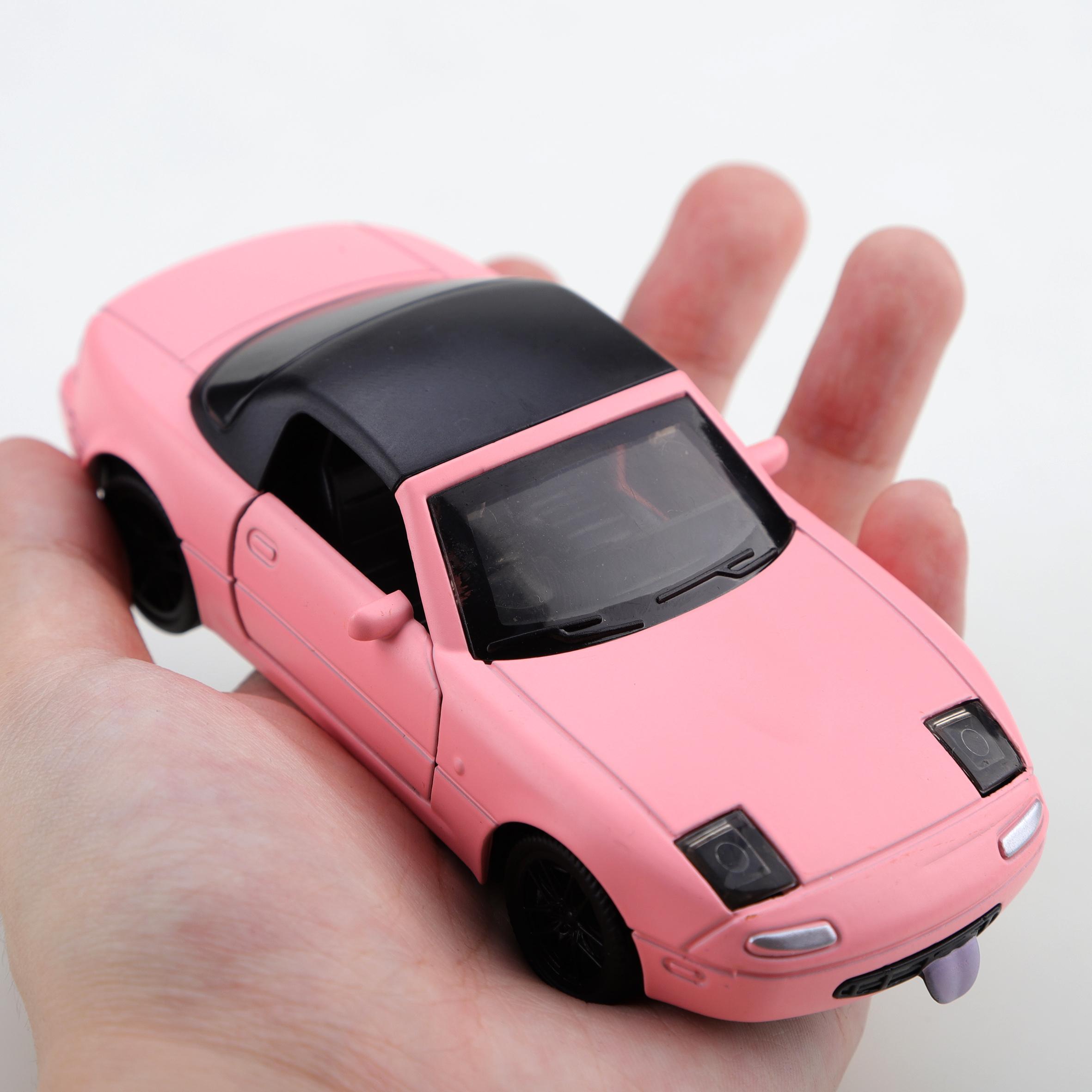 

(Corrugated box) 1/36 scale, Miyata style toy car, powerful spring function, metal casting, boy s toy, the best gift.