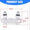 6AN Transmission Line Adapter Plate For 6L80E 8L90E With Aerospace Aluminum Construction And Customizable Fittings