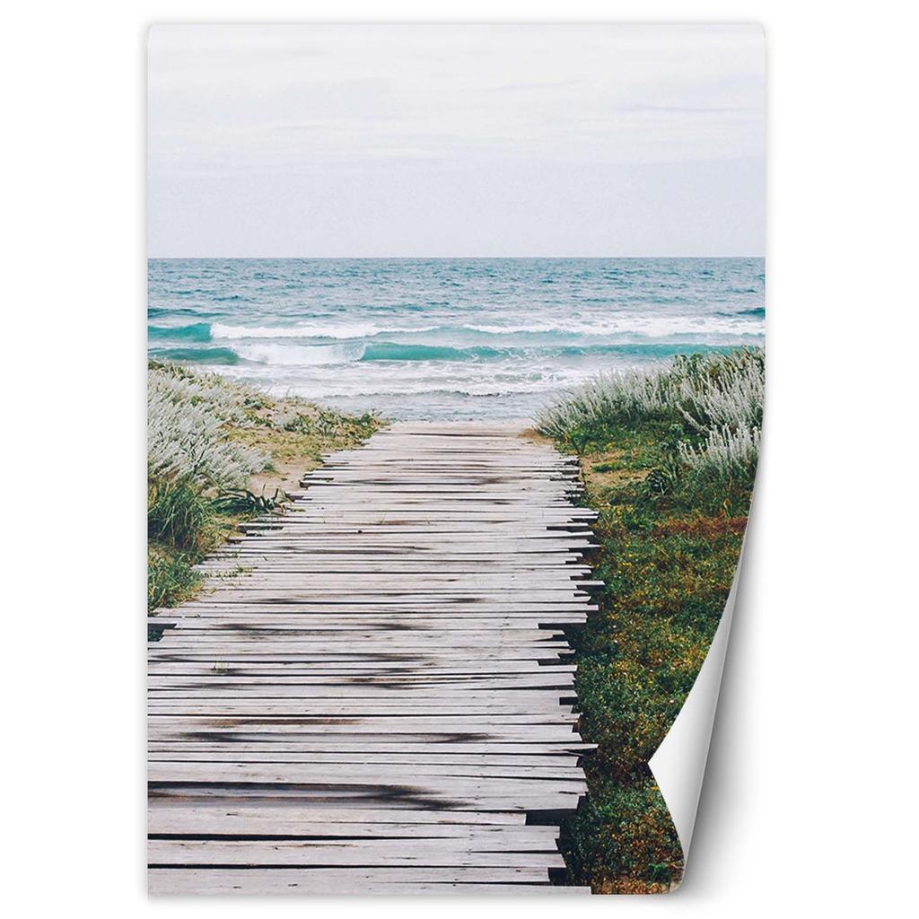 Wallpaper Footbridge by the sea