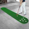Mini EVA Golf Course,Green Floor Mount Putter Golf Pong 299.72*48.26*2.54cm for Indoor and Outdoor