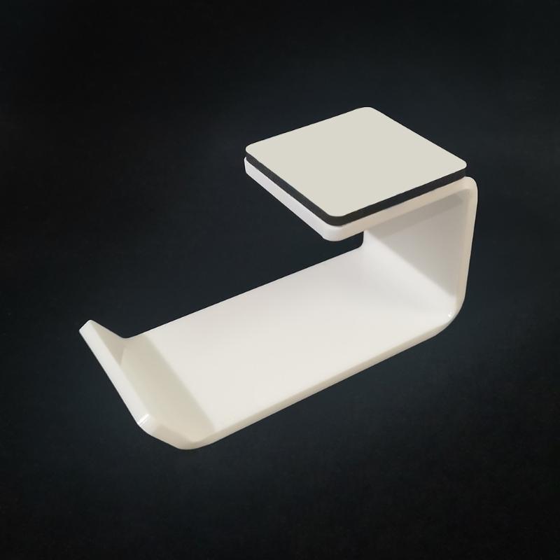 L Shape Computer Headset Stand Earphone Acrylic Display Holder Universal Headphone Wall Mount Hook