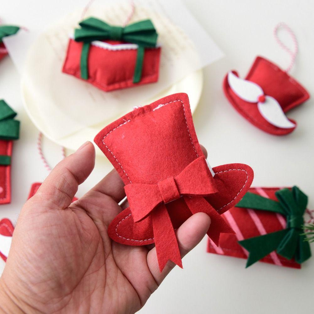 Small Christmas Decoration Gift Box Christmas Tree Decoration Mini Christmas Gift Pack  Home Decor
