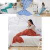 Mermaid Tail Blanket For Teens With Faux Cashmere Material Cozy Gift For Spring And Autumn Use