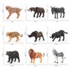 Simulation Tiger Lion Giraffe Elephant Hippopotamus Wild Animal Model Ornament For Educational Display And Collectors