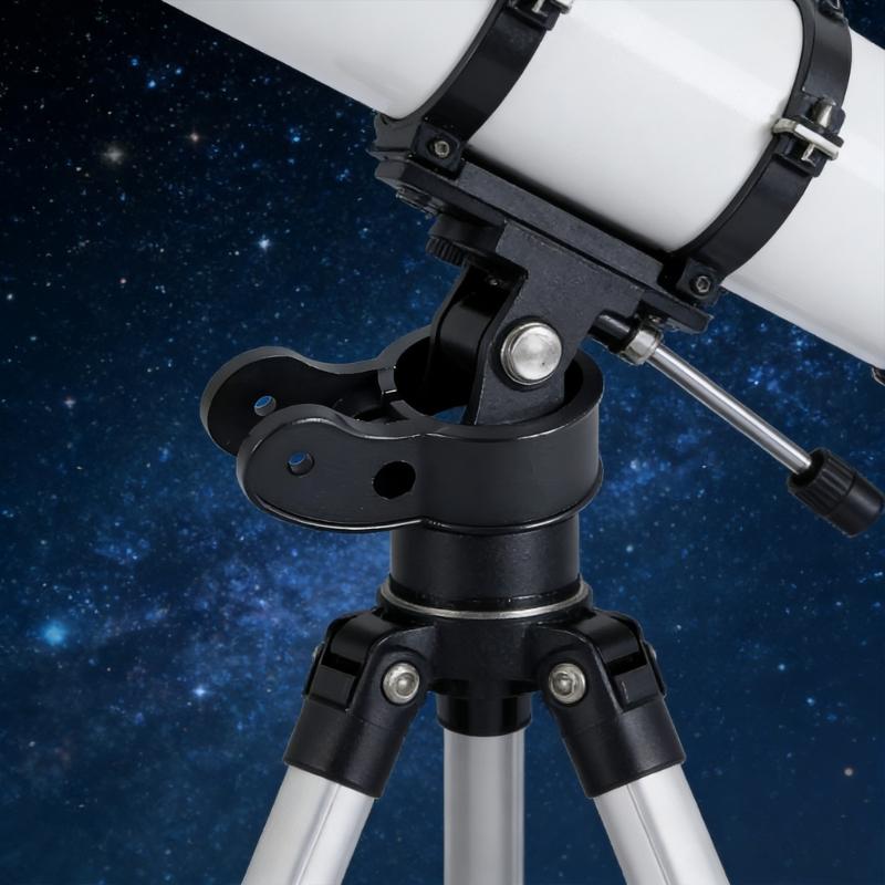 Těžký kovový stativ pro teleskop s přídavnou miskou pro astronomický teleskop s nastavitelným designem a protiskluzovou základnou