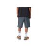 Carhartt WIP American Script Sweat Shorts With Badge Pattern Men Shorts Dark-Gray I031685-1CQ-XX