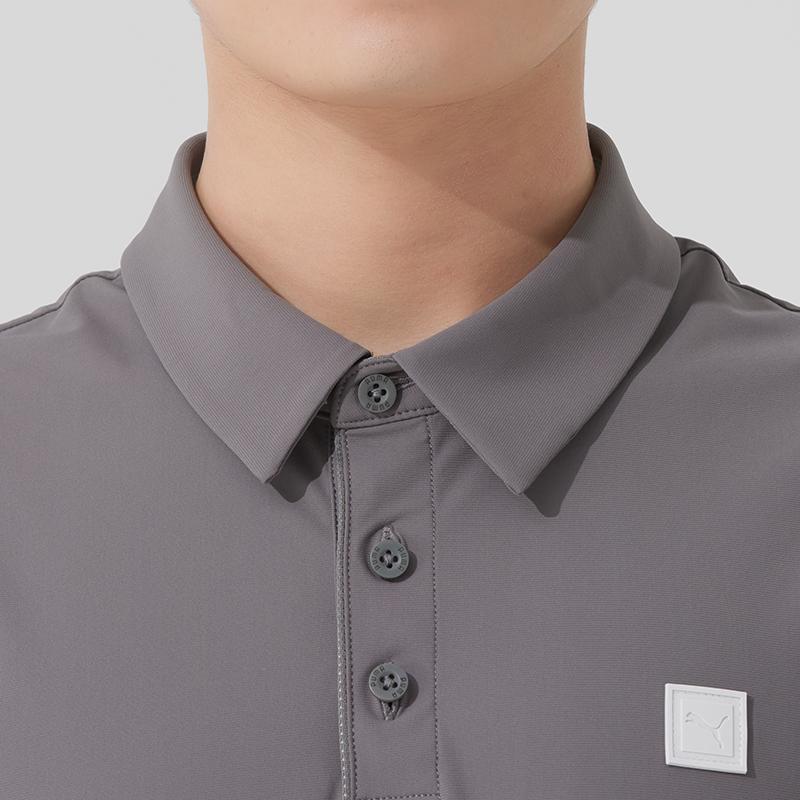 New PUMA Sports Life Collection SS25 Polo Shirt Men's Gray 689290-71