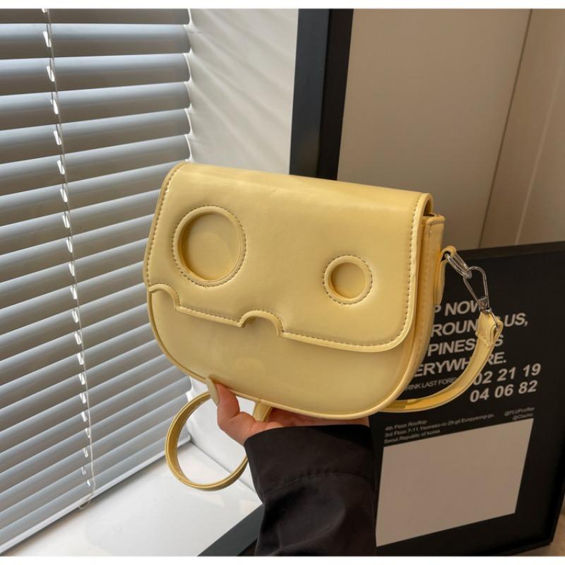 New Soft Leather Women's Bag Fashionable Versatile Shoulder Crossbody Small Square Bag High-end Underarm Bag