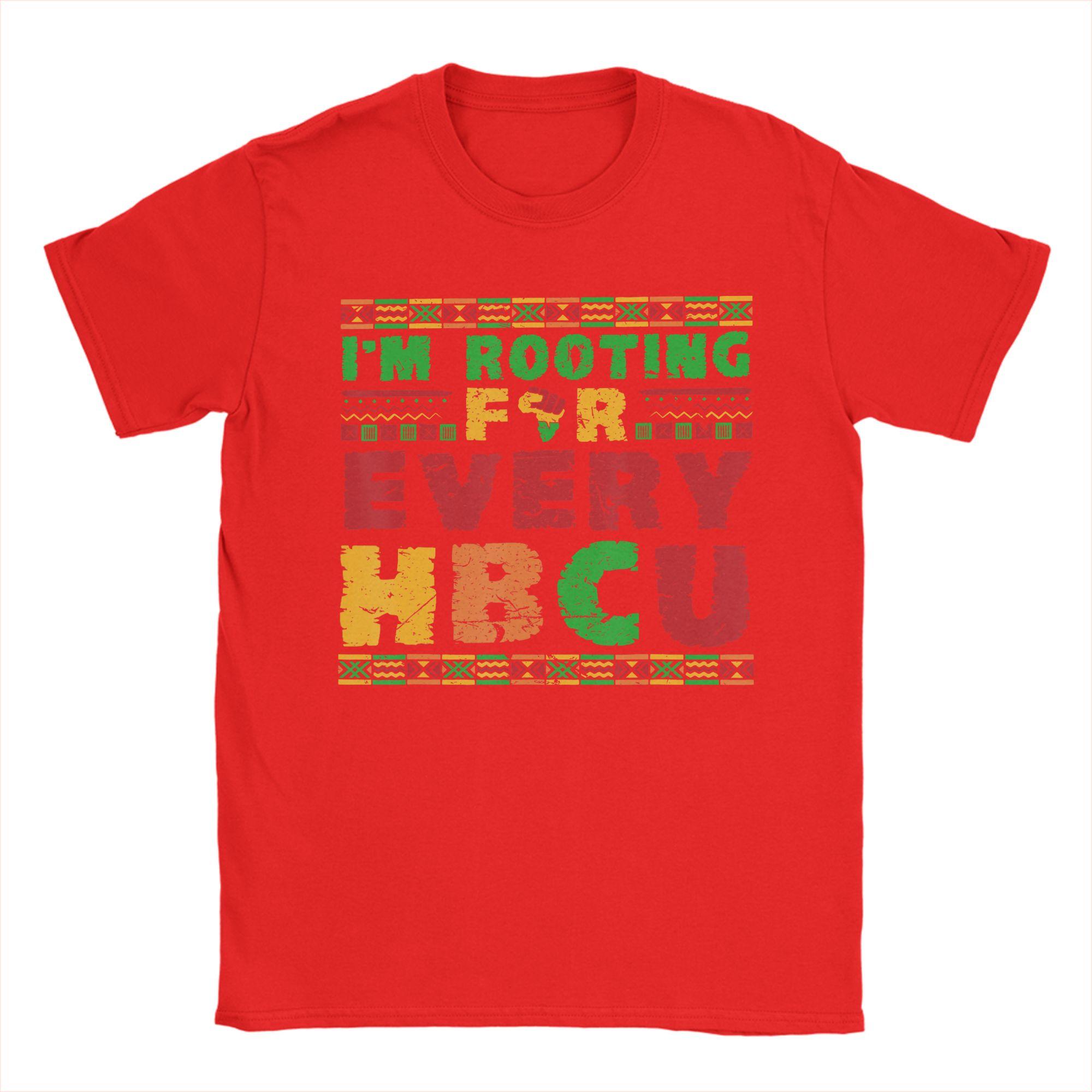 Im Rooting for HBCU Historically Black College Universities Cotton TShirt For Unisexs Summer Oversized Casual Clothes S
