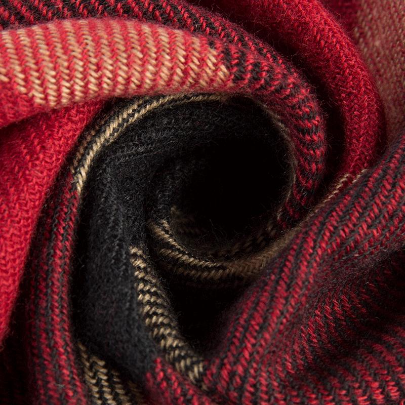 Hengyuanxiang Winter Warm Plaid Scarf