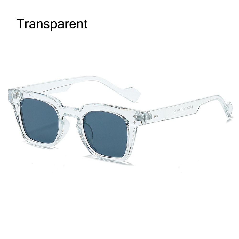 Trendy Punk Square Sunglasses Uv400 Protection  Small Shades Vintage Eyewear For Women & Men