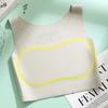 Seamless Invisible Foundation Vest Bra Wire-free Thin Breathable Plus Size Underwear for Women