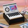 15 Tasten Klavier Kalender 2025 Noten Spielzeug Desktop Peripherie Schmuck Mit Musik Kalenderkarten Geschenk Für Fans