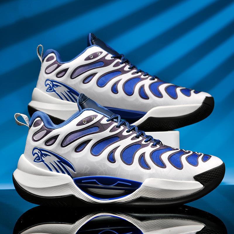 Pánské ležérní vysoké tenisky pro venkovní použití, přeshraniční, pro čtyři roční období, svítící basketbalové boty pro muže, zahraniční obchod