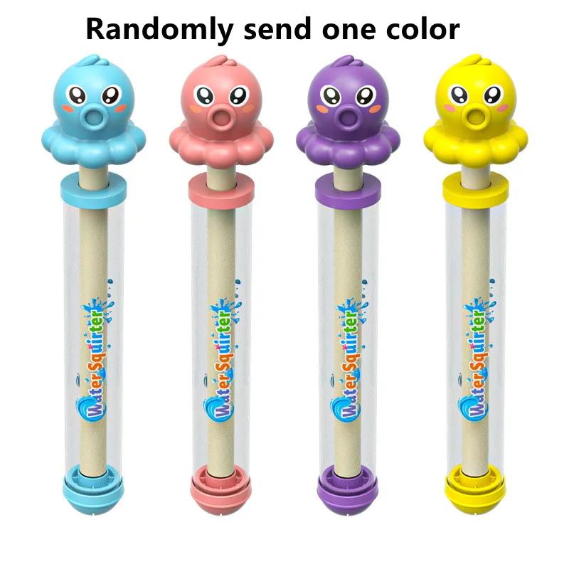 Fun Fireworks Water Jet Spray Pusher Type Toy Water Gun for Kids Outdoor Leisure Splashing Festival Prop