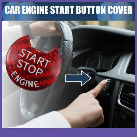 Engine Start Stop Button Cover Ignition Starter Sticker Single  for Nissan