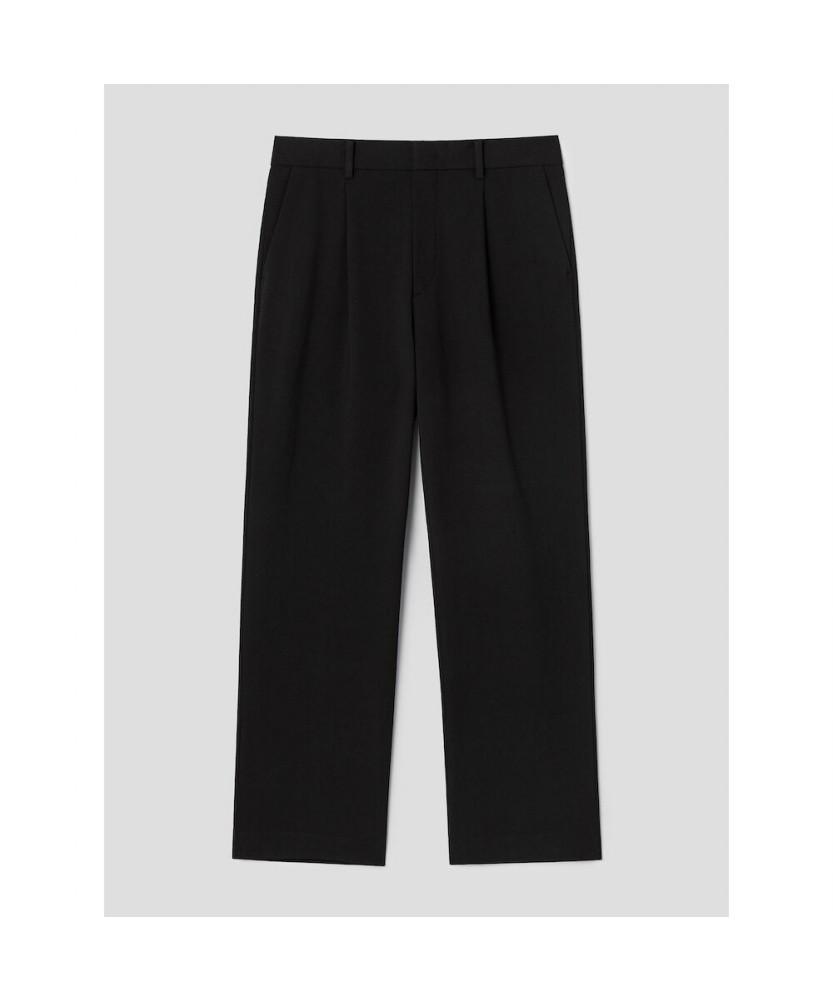 8Seconds [Everyday Slacks] Fleece-Lined Semi-Wide Fit Slacks - Black