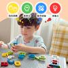 MOJIBLOCK English Block [Plus Pack 3 Colors] Alphabet 3Colors (Green, Blue, Yellow) Educational Toy Block Toy Fingertip Education First English