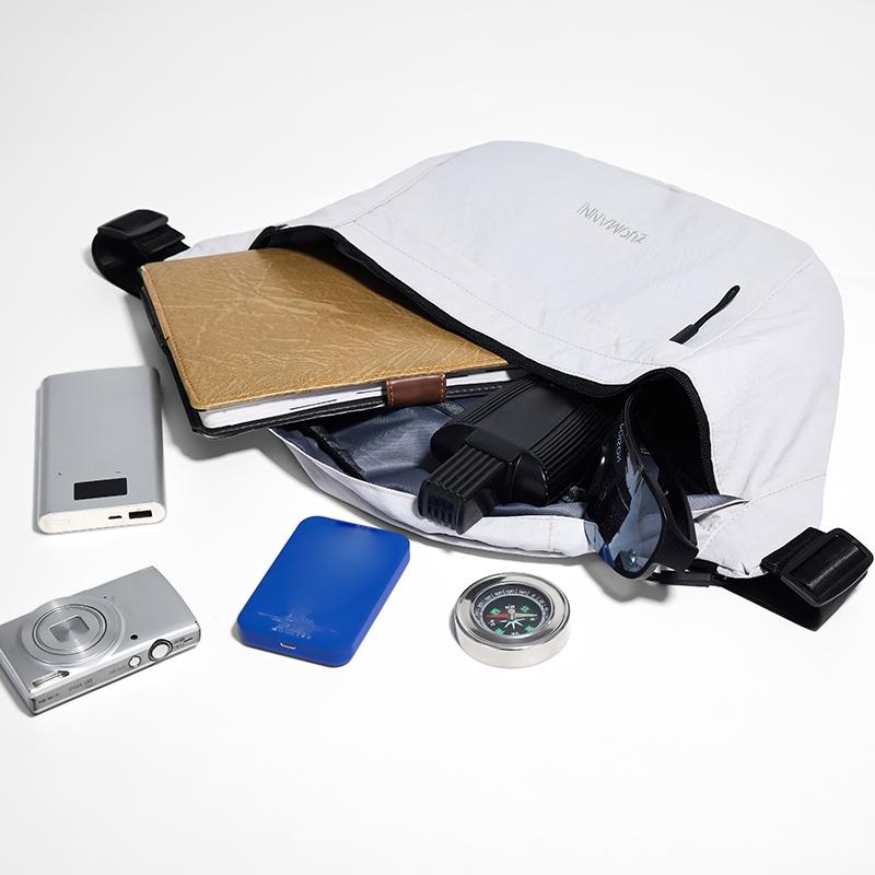 Outdoor Sports Shoulder Bag Women's Chest Bag Lightweight Waterproof Nylon Crossbody Bag