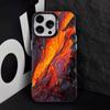 Volcano   Phone Case For iPhone 17,16,15,14,13,12,11 Plus,Pro Max,XS,Colorful Silver Phone case Funda Cover