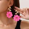 Hot Sale Trend Premium Inlaid Flower Earrings Suitable for Daily Dating Vacation Wear