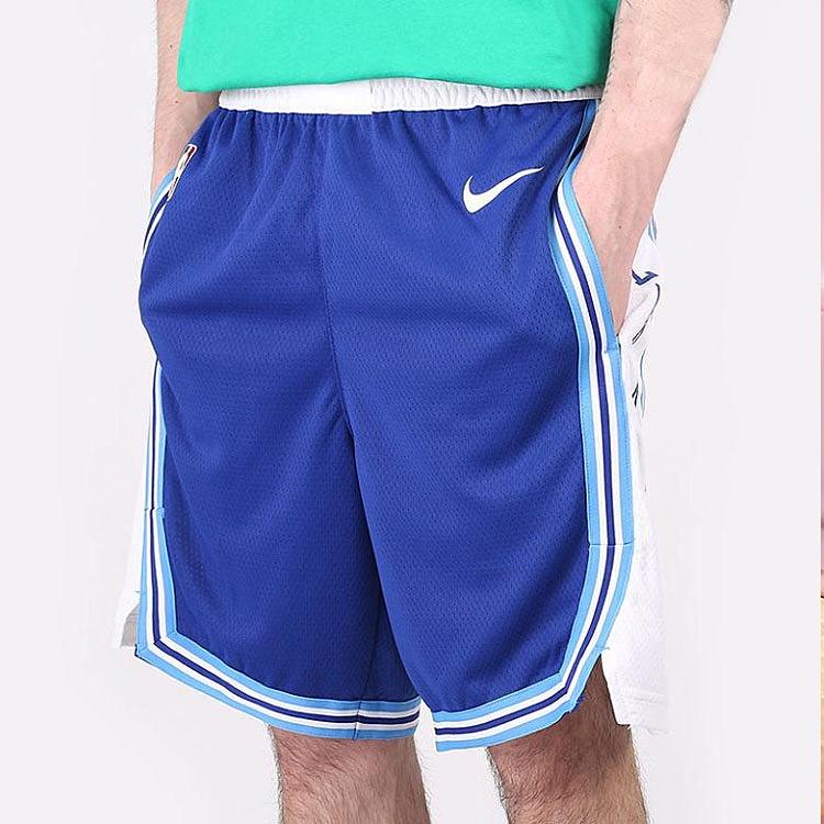 Nike Lakers Casual Basketball Shorts 2020-2021 Season Men Bottoms Blue CN1029-495