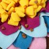 Yousheng Dog Snuffle Mat Anti Slip Relieve Pressure Vibrant Color Nosework Feeding Slow Feeder Dog Puzzle Toys for Indoor