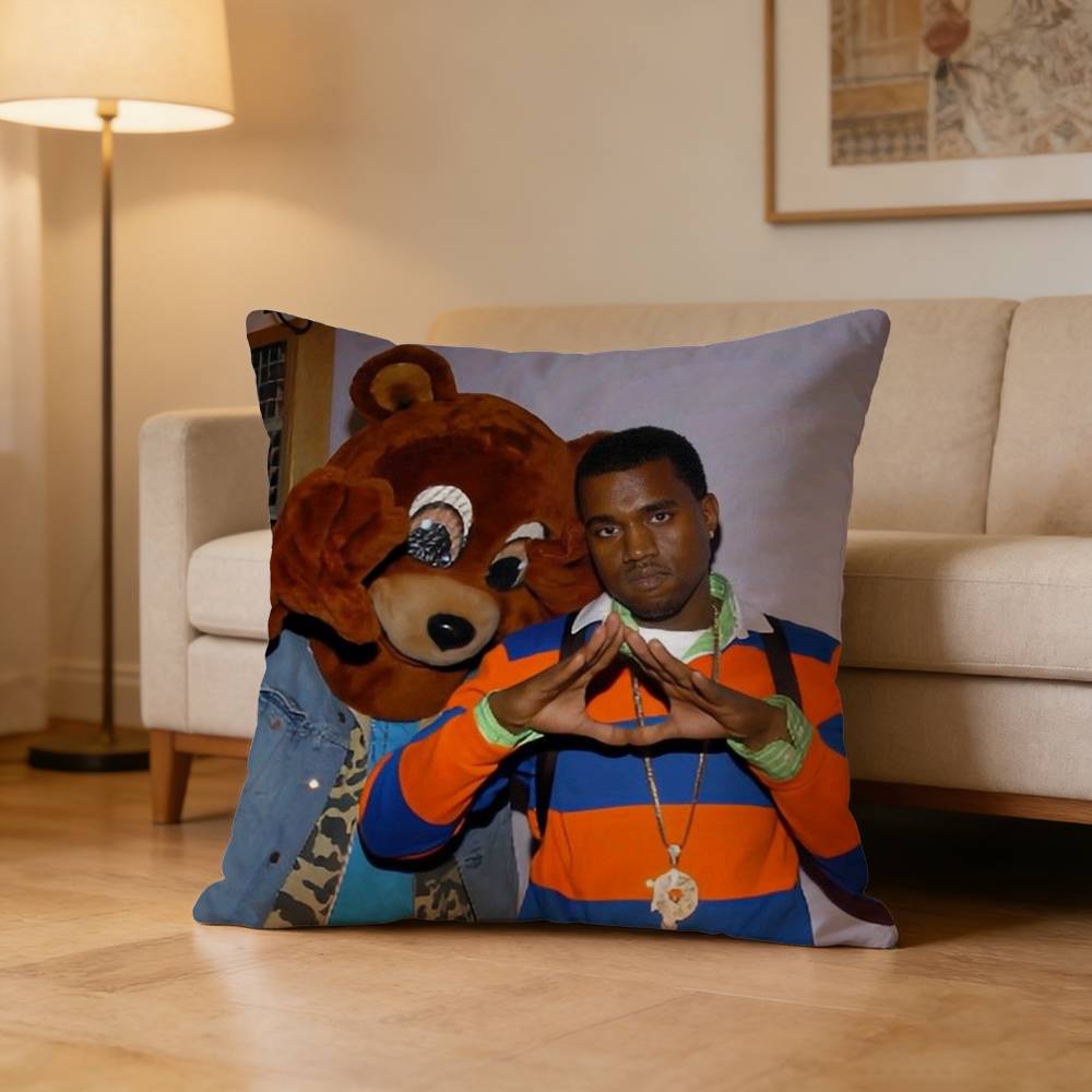Kanye West Ye Funny Pillow Case Pattern Printed Pillowcase For Living Room Sofa Cushion Cover