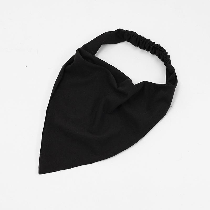2025 New Unisex European American Style Cotton Fabric Triangular Scarf Bohemian-Inspired Oversized Headband Head Wrap Headdress