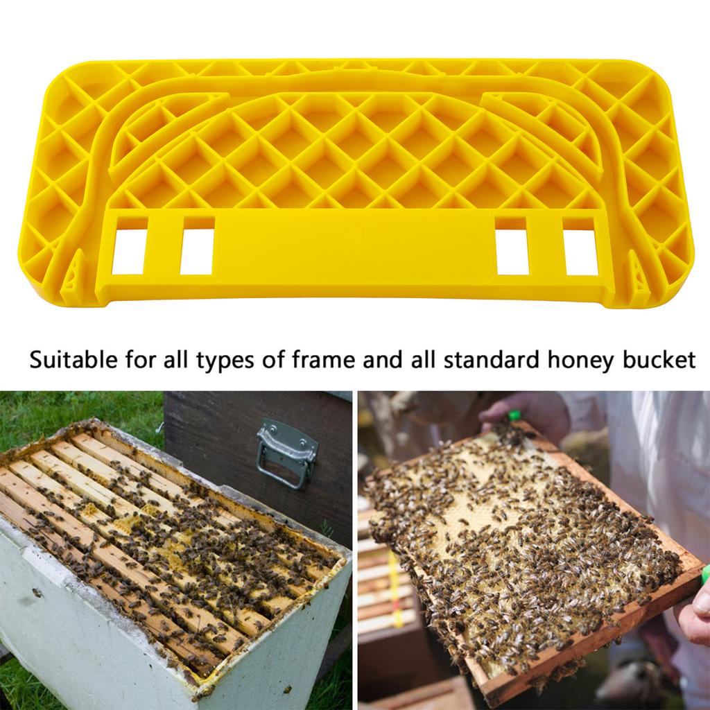 Plastic Beekeeping Hive Scraper Tool Honey Bucket Scraper Honey Harvesting Equipment Honey Shelf Hive Cleaning Tool 1pc