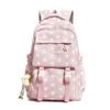 Schoolbag Wholesale Starlight Fog Ash and Polka Dot Star Backpack Junior High School Student Light Commuter Large Capacity School Bag Women's Backpack