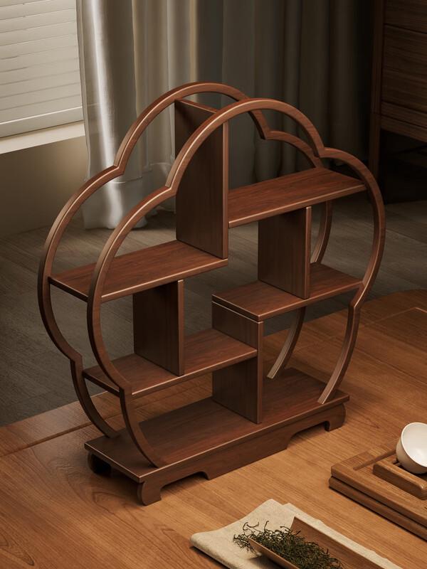 Traditional Chinese Blessing Tea Cup Display Rack