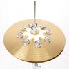 Cymbal Ching Rings Cymbal Bells Drum Cymbal Rings Drum Cymbal Bells Drum Accessories Metal Texture Suitable for Drum Set