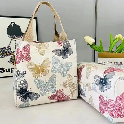 Summer Cartoon Anime Print Shoulder Bag - Large Capacity Handbag & Lunch Box