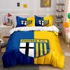 Yellow-blue Stripes, Parma F.C. Logo. Bedding Sets Duvet Cover Sets Duvet Covers Pillowcases(1 * Duvet Cover 2 * Pillowcases Without Duvet Insert)
