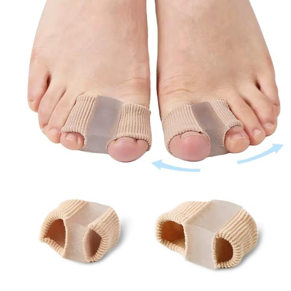 Adjuster Two Toe Separator Silicone Feet Bone Thumb Adjuster Foot Care Tool
