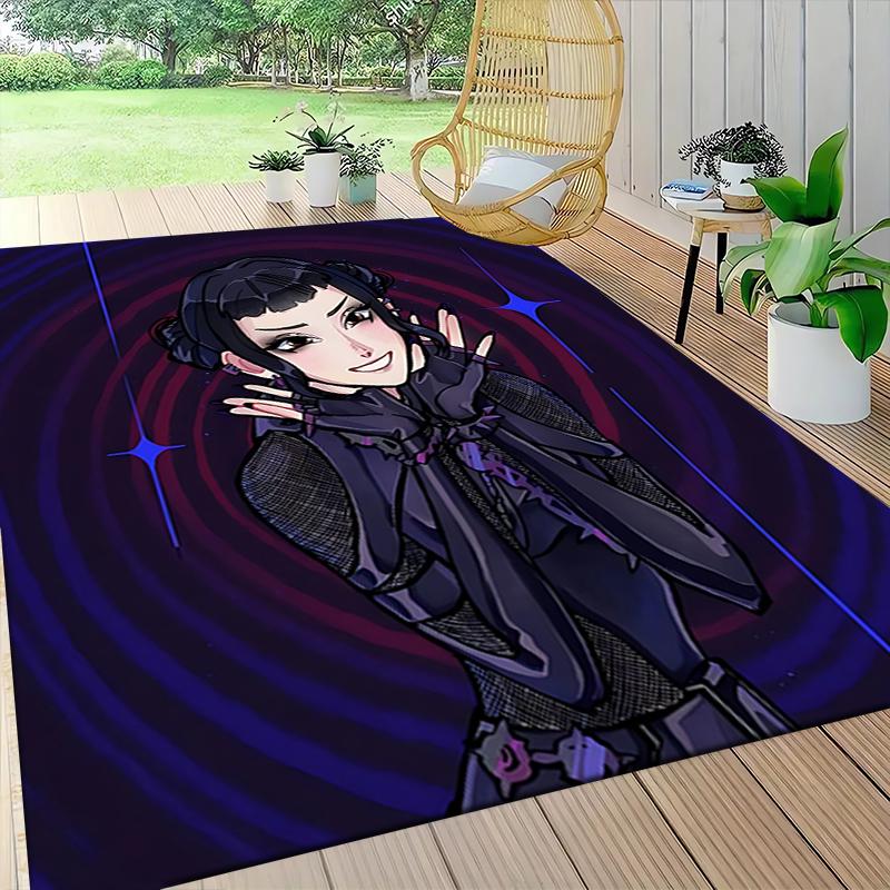 1Pc Fantasy Anime Character Carpet Rug Customizable Soft Washable Antislip Home Living Room Sofa Mats Personalized Rug 0917201