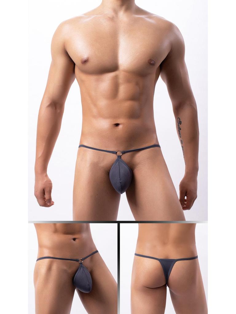 Herren Sexy Low-Rise Mesh String Unterwäsche - E-092