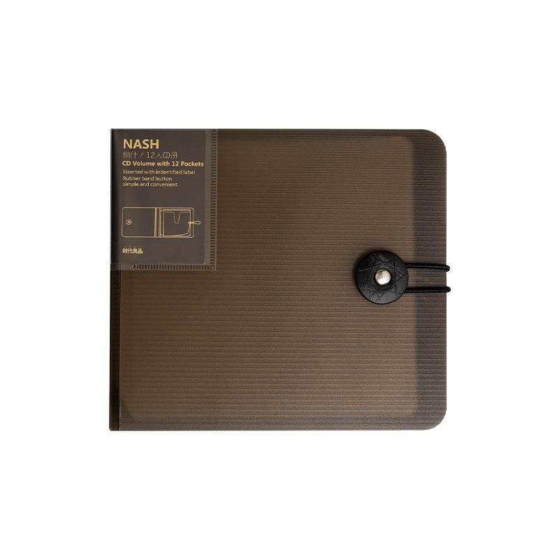Simple DVD Disc Case Home CD Bag Storage Book 12 CD Plastic Storage Box Car Portable