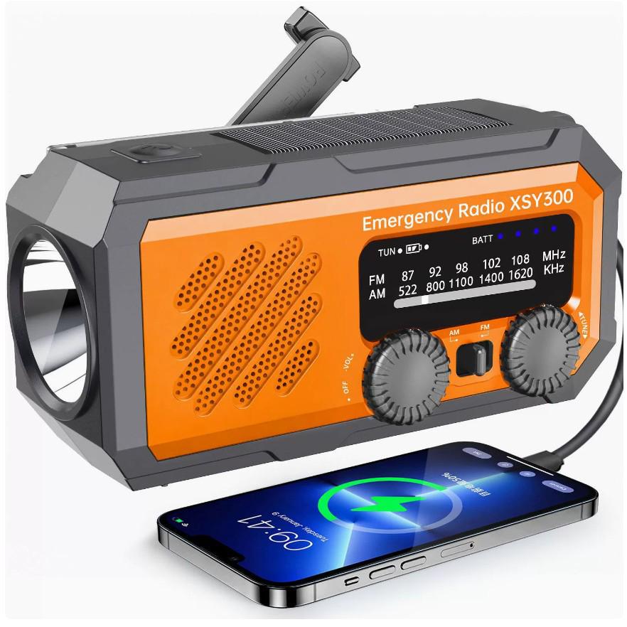 New Cross-Border Multifunctional Outdoor Emergency Flashlight Radio