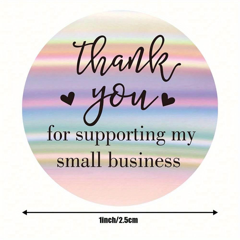 500pcs/Pack Assorted Laser 'Thank You' Stickers Back To School