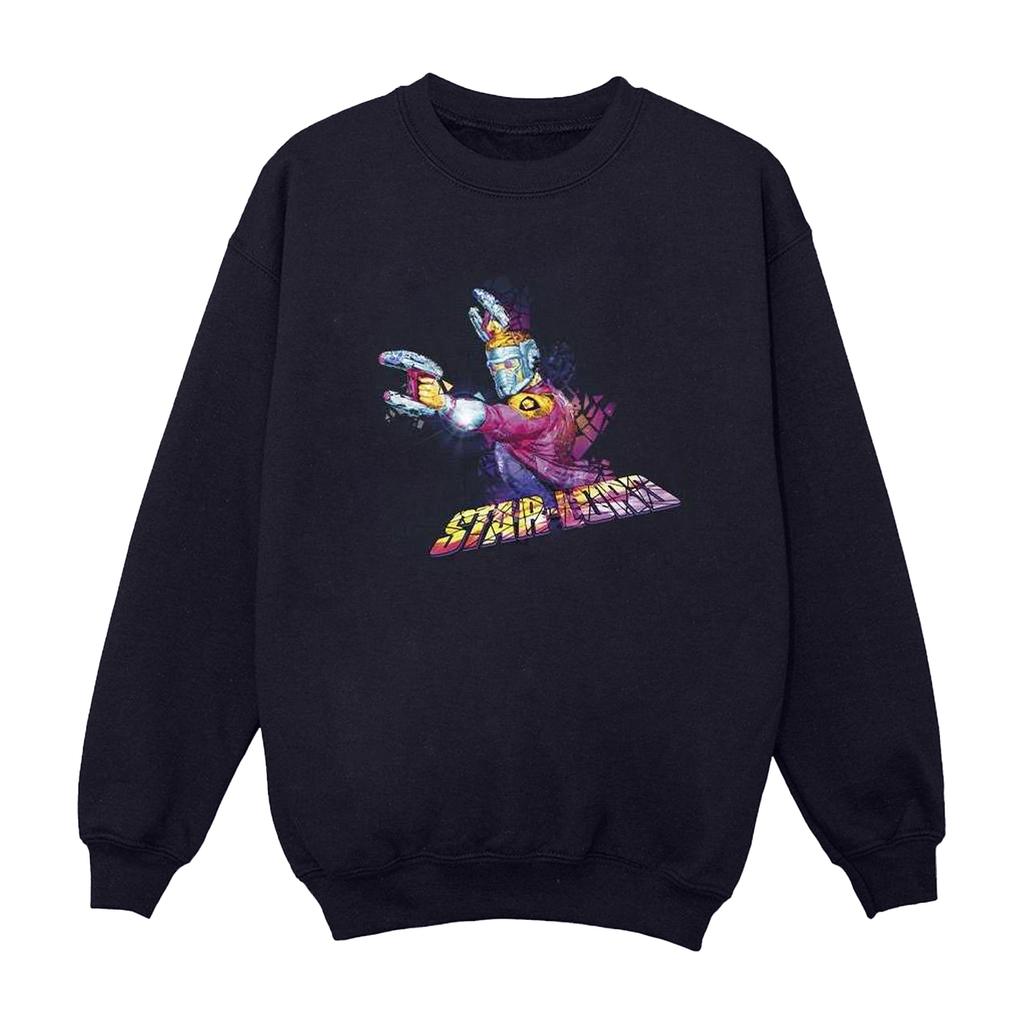 Marvel Jungen Guardians of the Galaxy Abstraktes Star Lord Sweatshirt