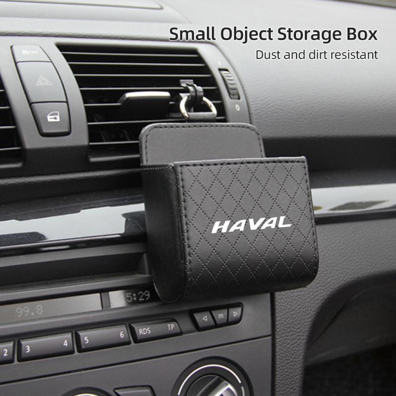 Car Air Outlet Storage Hanging Box Small Object Organizer Case For Haval H6 Dargo M6 H9 H6S F7 F7X Jolion X DOG XY H2 H3 H5 H7