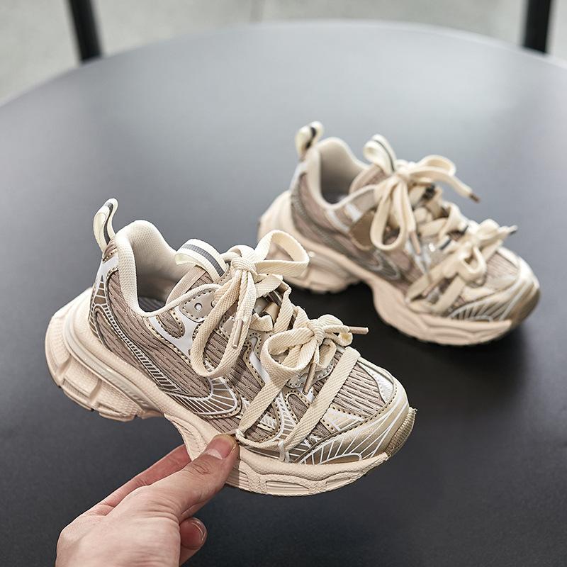 

Children s sports shoes spring new lightweight breathable girls dad shoes boys casual shoes single shoes tide 25 yards inner length 16.5cm