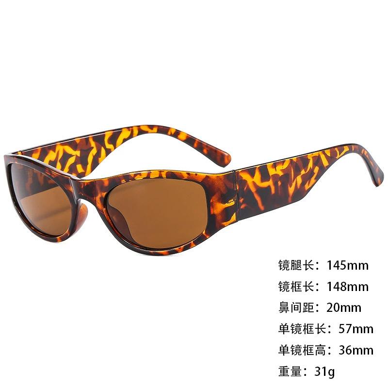 Sunglasses Wide Legs Small Frame Vgo88 Foreign Trade Square Fashion Trend Cat Eye Sunglasses