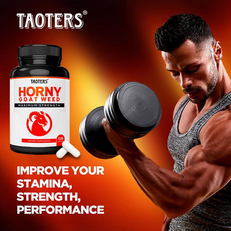 Taoters Advanced Men's Health Supplement Increases Physical Capacity with 120 Capsules