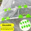 50 Stuks Kasboog Frame Clips Dubbelkoppige Plastic Clips Verwarmingspers Filmklemmen voor Kasfilm Boogbuizen